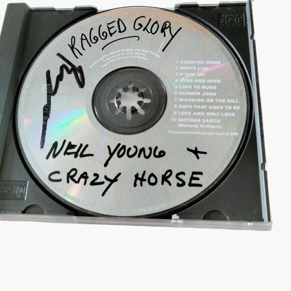 Neil Young & Crazy Horse Ragged Glory" CD Album Rock Music 1990 Release Jewel Ca - Picture 4 of 4